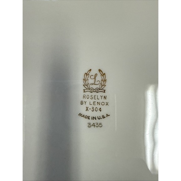 Roselyn X-304 24k Gilded Oval Meat Turkey Serving Platter 17x 12-1/2" XCOND VTG - Picture 4 of 5